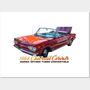 1964 Chevrolet Corvair Monza Spyder Turbo Convertible Posters and Art